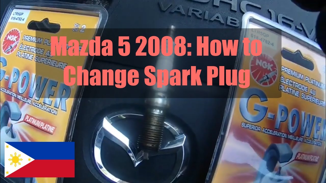 Mazda 5 2008: How to Change Spark Plug