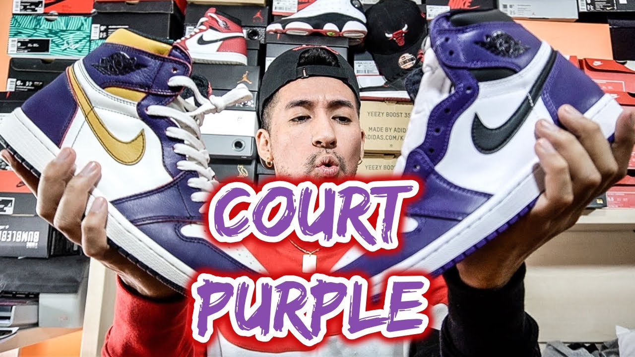 JORDAN 1 COURT PURPLE 😈(Court Purple VS LA to Chicago)