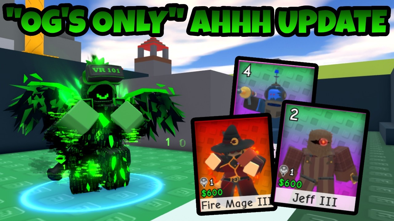 NEW OVERHAUL UPDATE IN RETRO TOWER DEFENSE (Roblox)