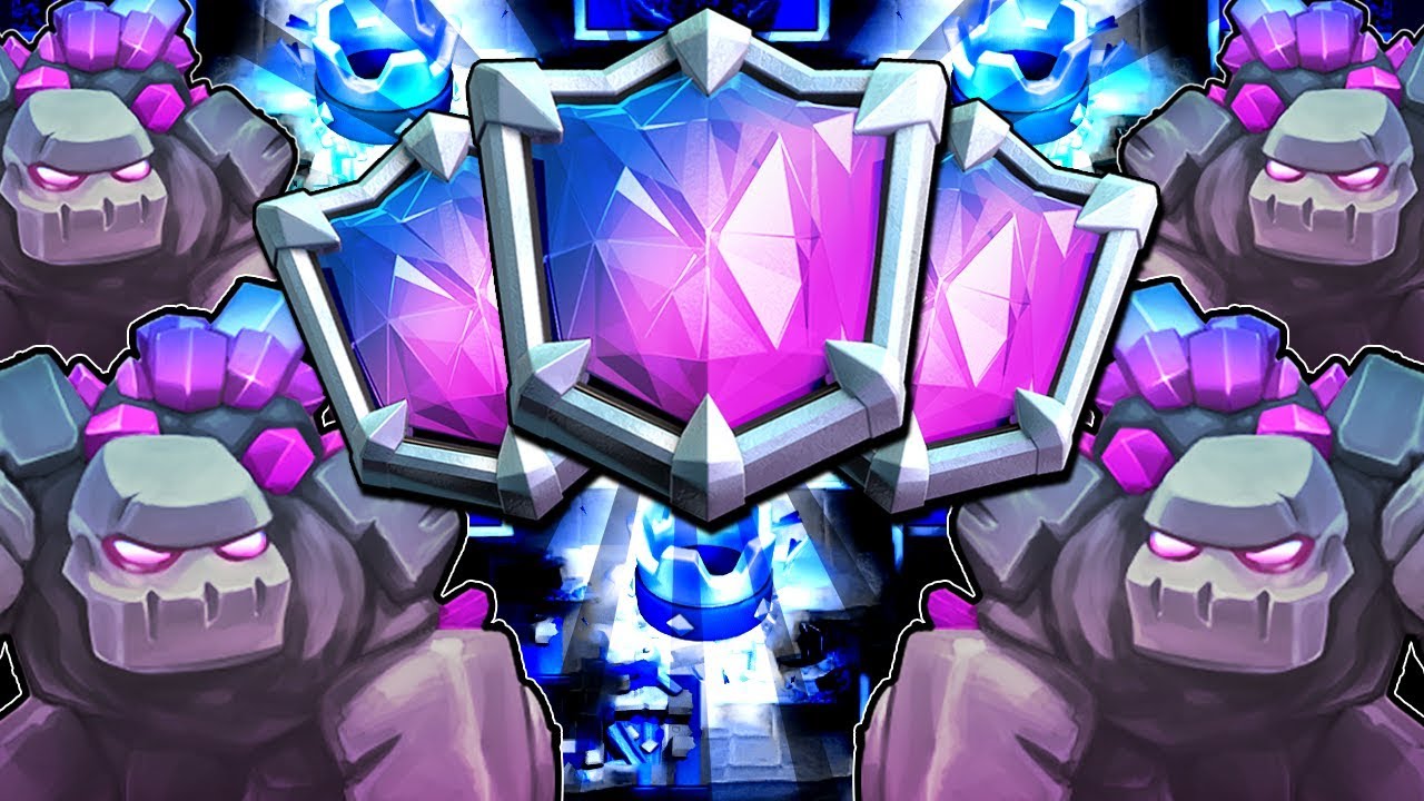 #1 BEST GOLEM DECK IN THE WORLD!! UNSTOPPABLE DECK!! Clash Royale Golem Deck Arena 12