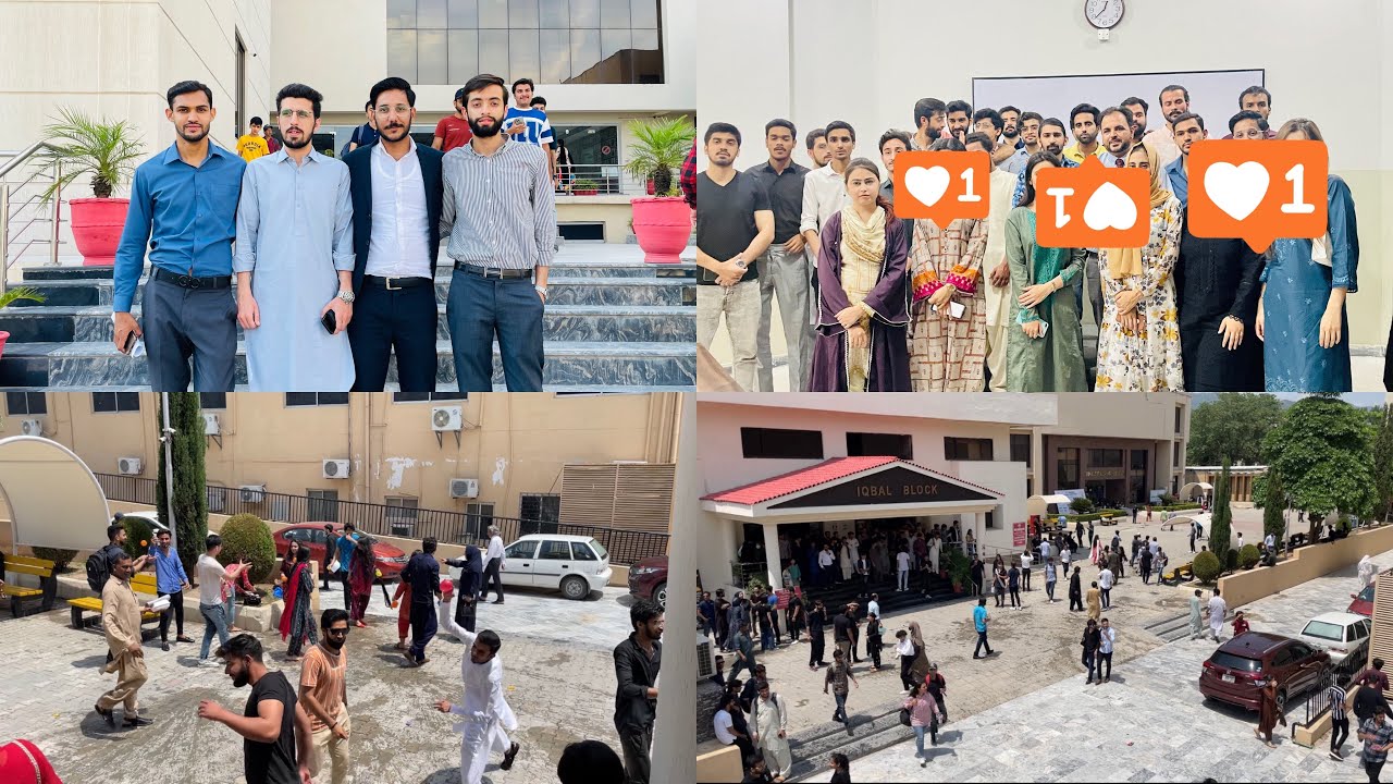 WATER FIGHT SEEN IN BAHRIA UNIVERSITY || presentation ki wajha sa enjoy nai kar sakha😕😕