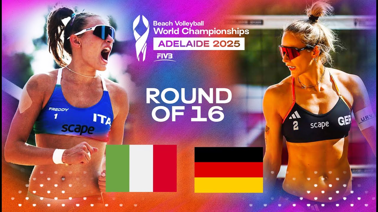 Gottardi/Orsi Toth, R. vs. Bock/Lippmann - Beach World Championships 2025 | Round of 16