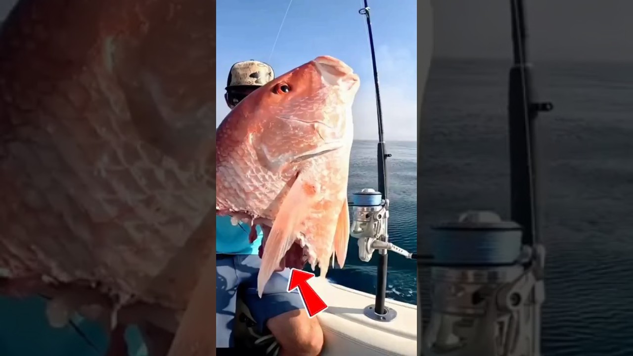 Ikan Kakap Raksasa Diserang Makhluk Misterius di Laut Dalam!