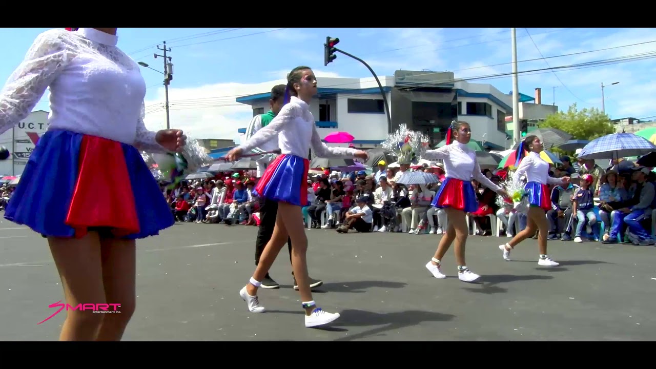 Bastoneras y Banda de Guerra | Colegio Amazonas - Presentación #FiestasDeQuito 2018