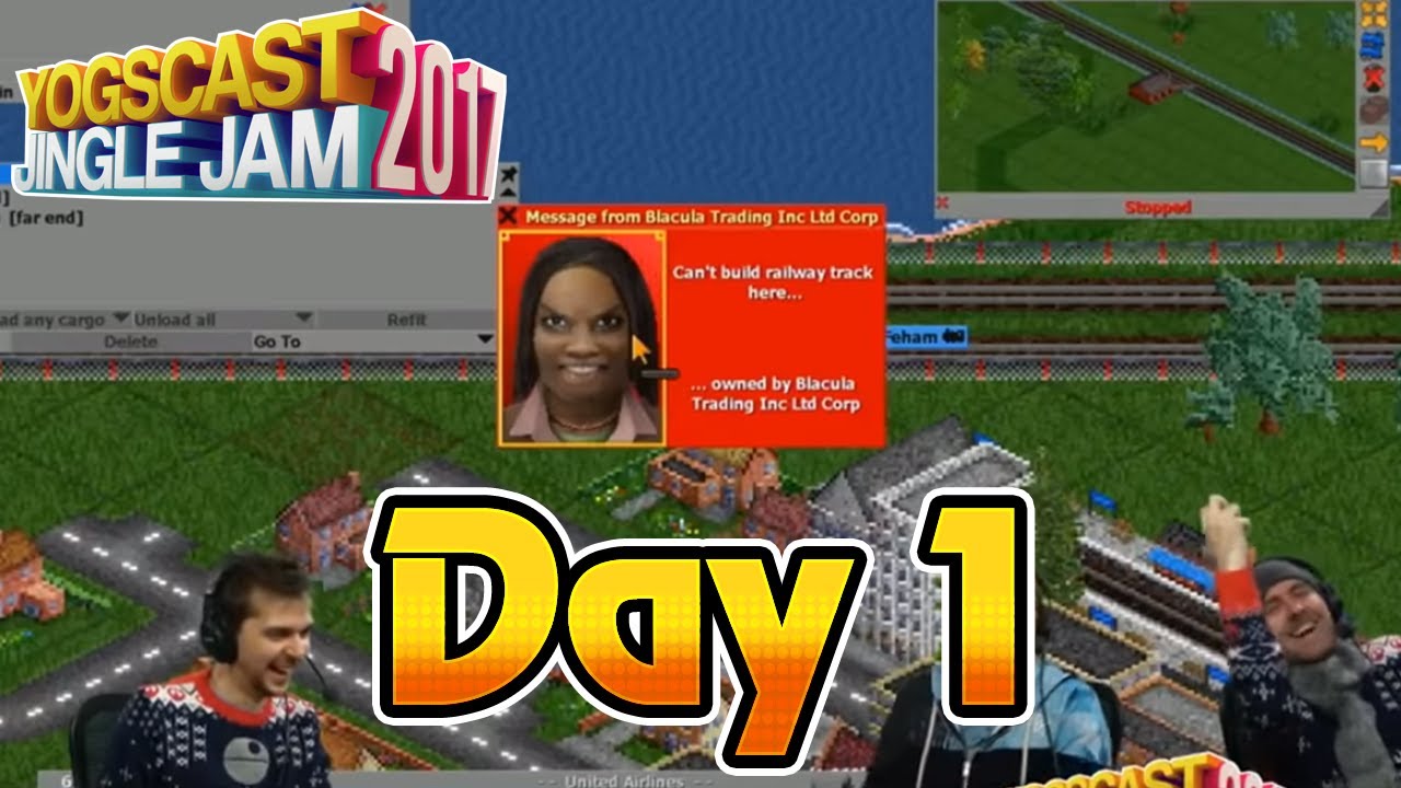 Day 1 - Open TTD! (Jingle Jam 2017 Highlights!)
