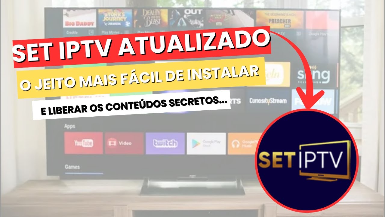 🔴Como INSTALAR e Adicionar LISTA no Aplicativo SET IPTV - ATUALIZADO