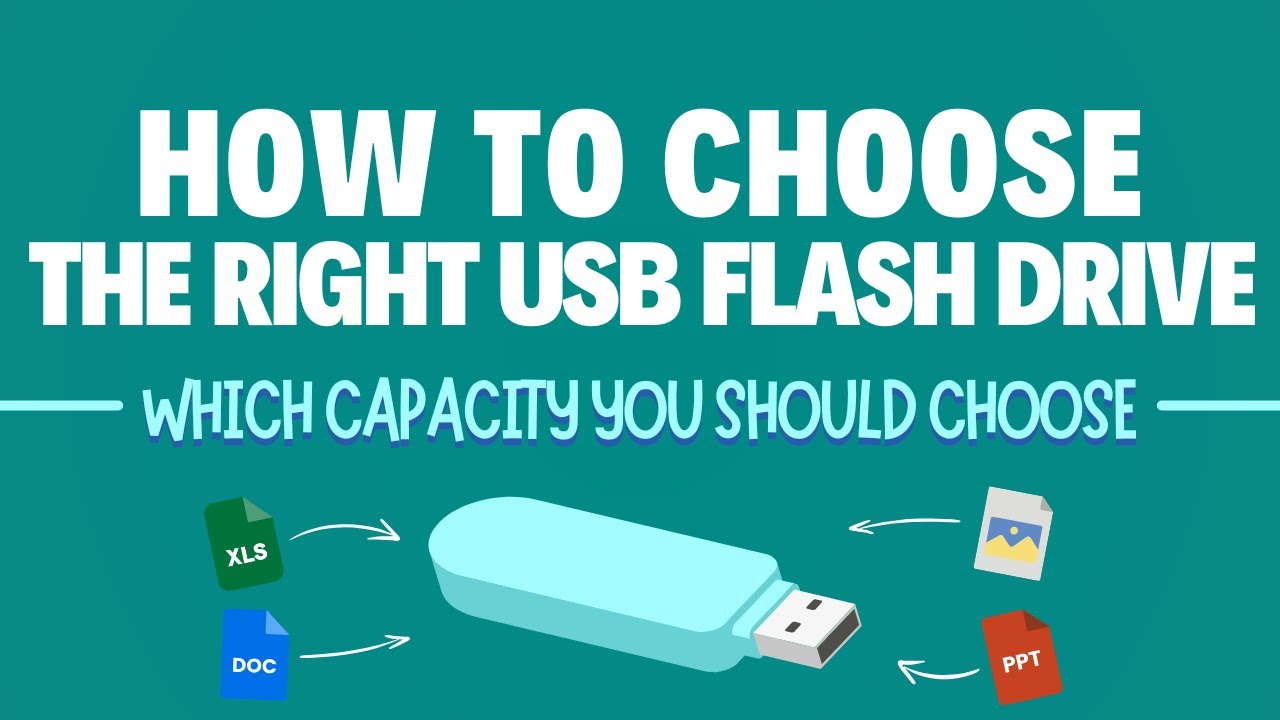 USB Flash Drives - What Size Capacity Should You Use?