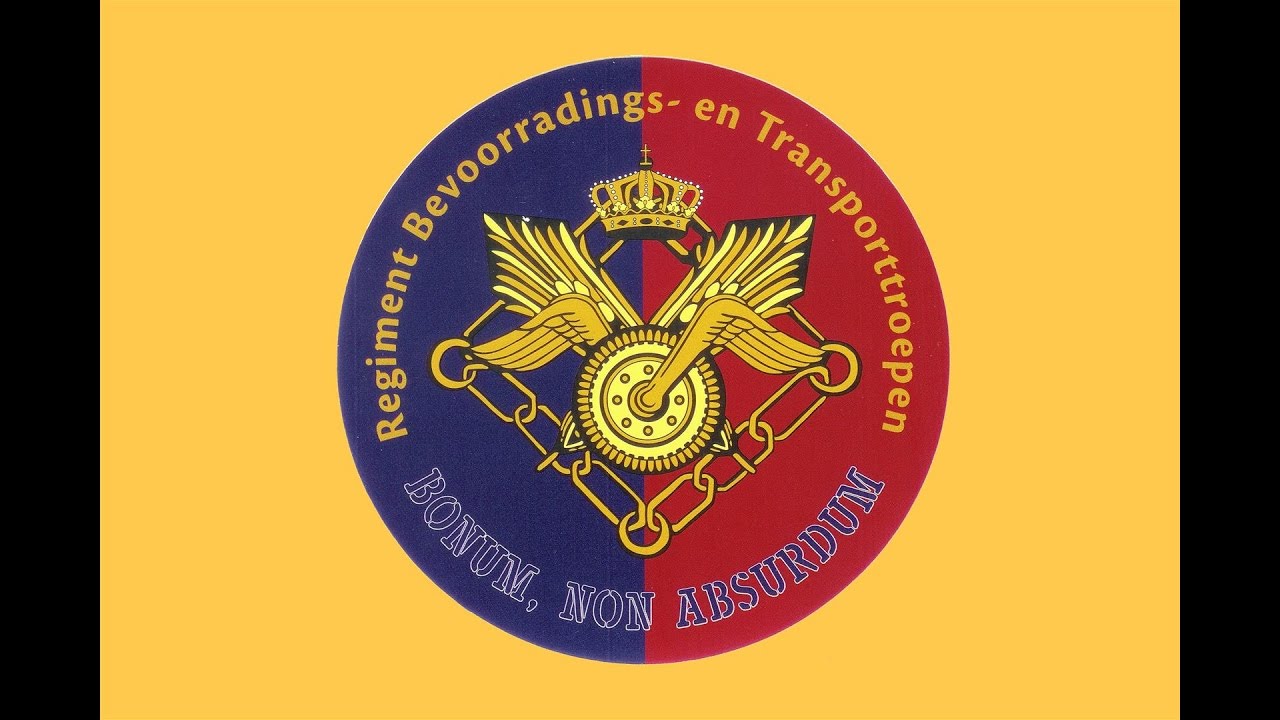 Regiment - mars B&T  Bevoorraden is Bewegen van de Bevoorradings- en Transporttroepen  Cor van Boven