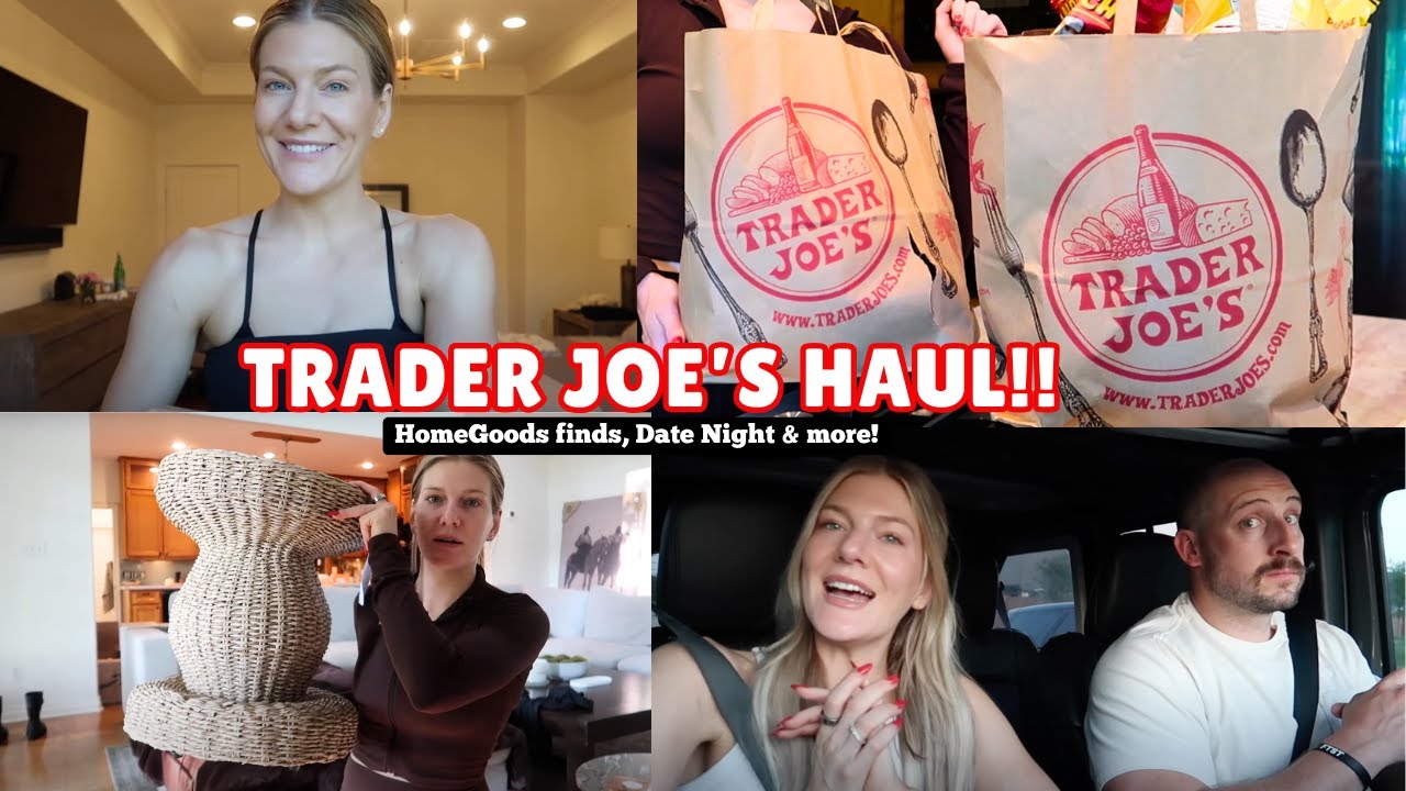 WEEK IN MY LIFE VLOG! Trader Joe's Snack Haul, HomeGoods finds, Date Night, Brand Trip BTS & more!