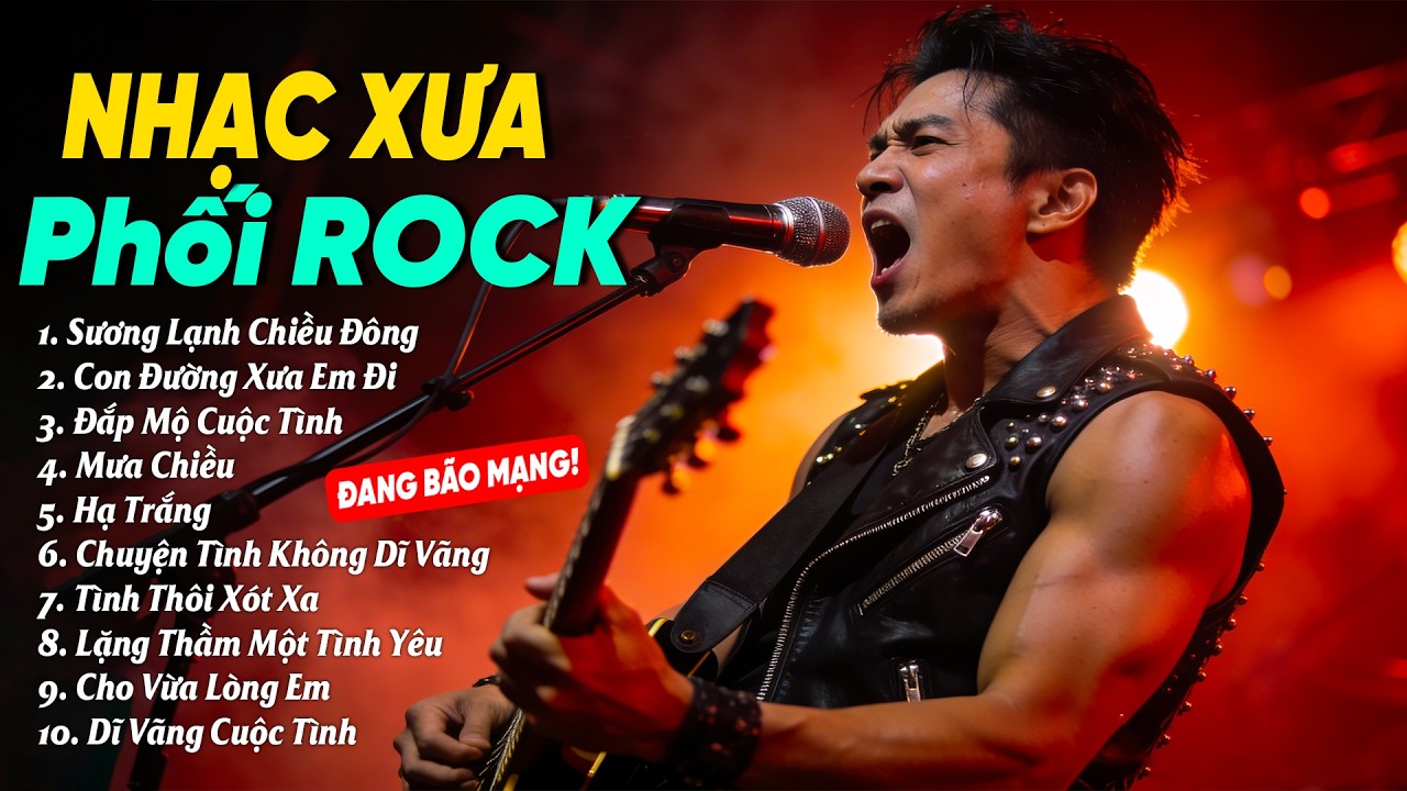 TOP 10 BÀI NHẠC XƯA PHỐI ROCK ĐANG HOT HIT 2026 |Sương Lạnh Chiều Đông, Con Đường Xưa Em Đi #nhachay