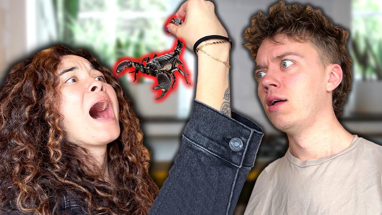 Wife Panics After Eating Bugs For The First Time..