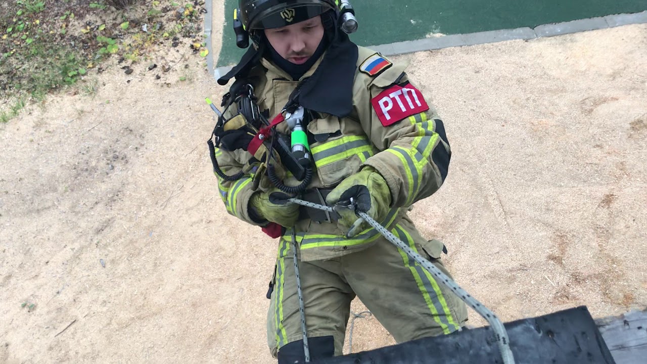 Способы самоспасения с помощью веревки.