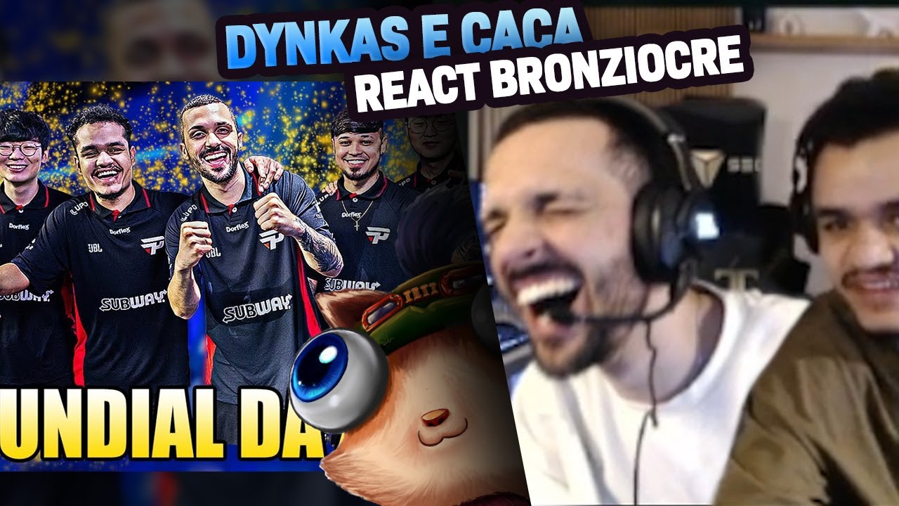 DYNQUEDO E CARIOK REAGINDO AO BRONZIOCRE - O DIA QUE A PAIN FEZ HISTÓRIA NO MUNDIAL