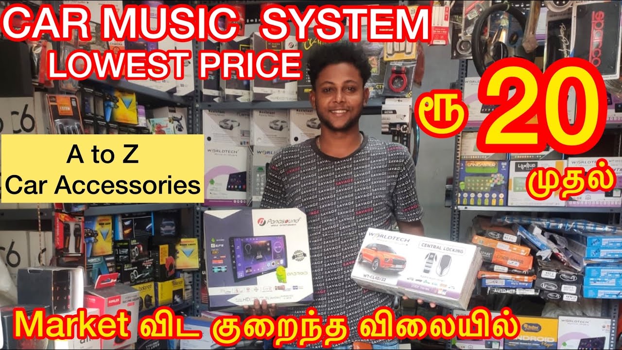 Car Accessories At Lowest Price | Best Car Modification Accessories Shop | AK Car Zone Coimbatore