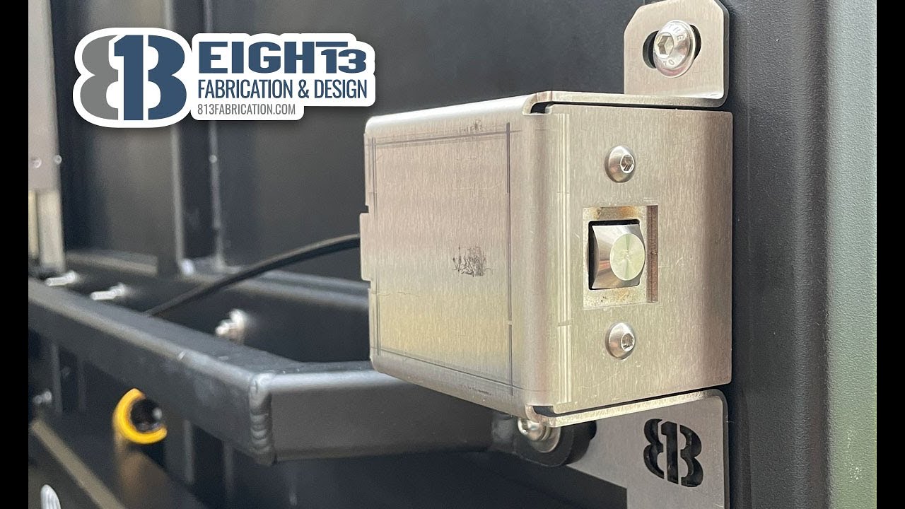 Alu-Cab Canopy Camper Rear Door Electronic Security Deadbolt System