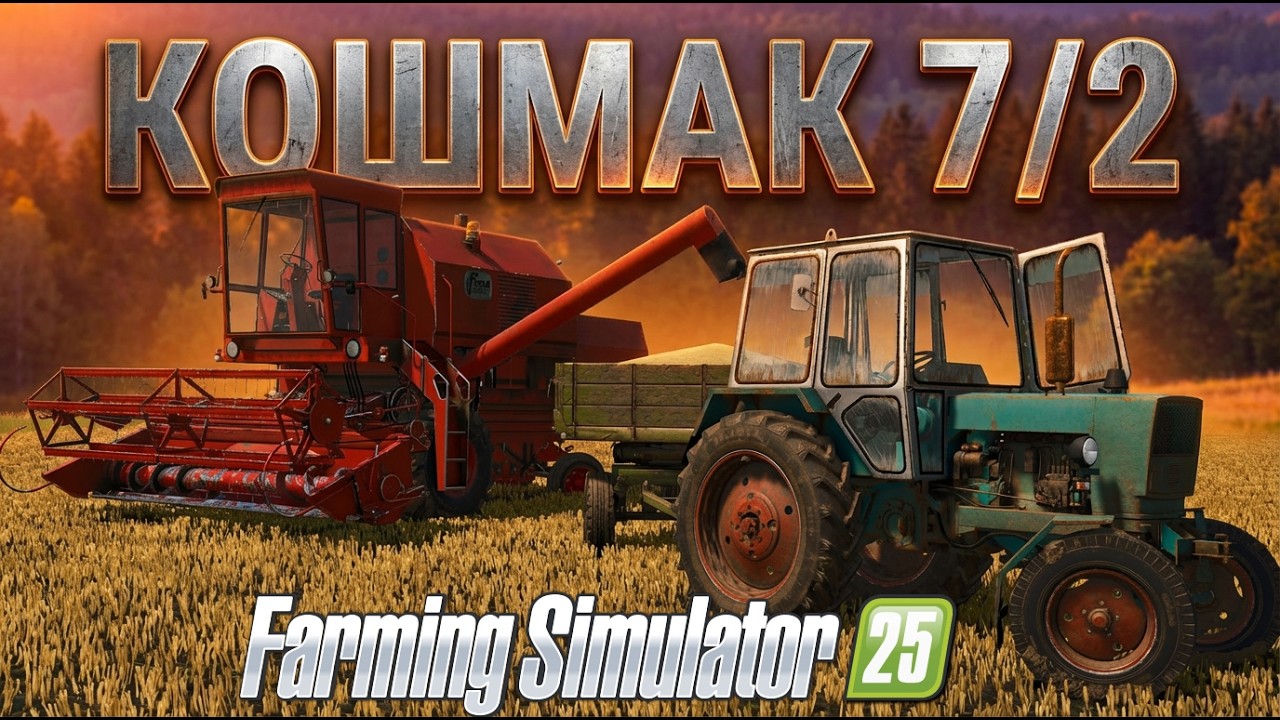🔴 FS25 КОШМАК: ПЕРЕЗАВАНТАЖЕННЯ / 7 СЕЗОН, 2 СЕРІЯ / fs 25 / farming simulator 25 / фс25