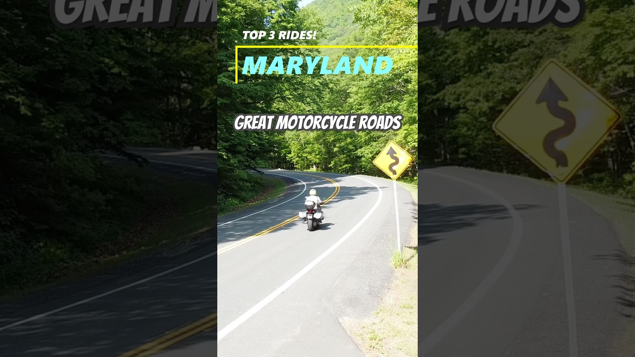 Best Motorcycle Rides in Maryland | Top 3 Roads!