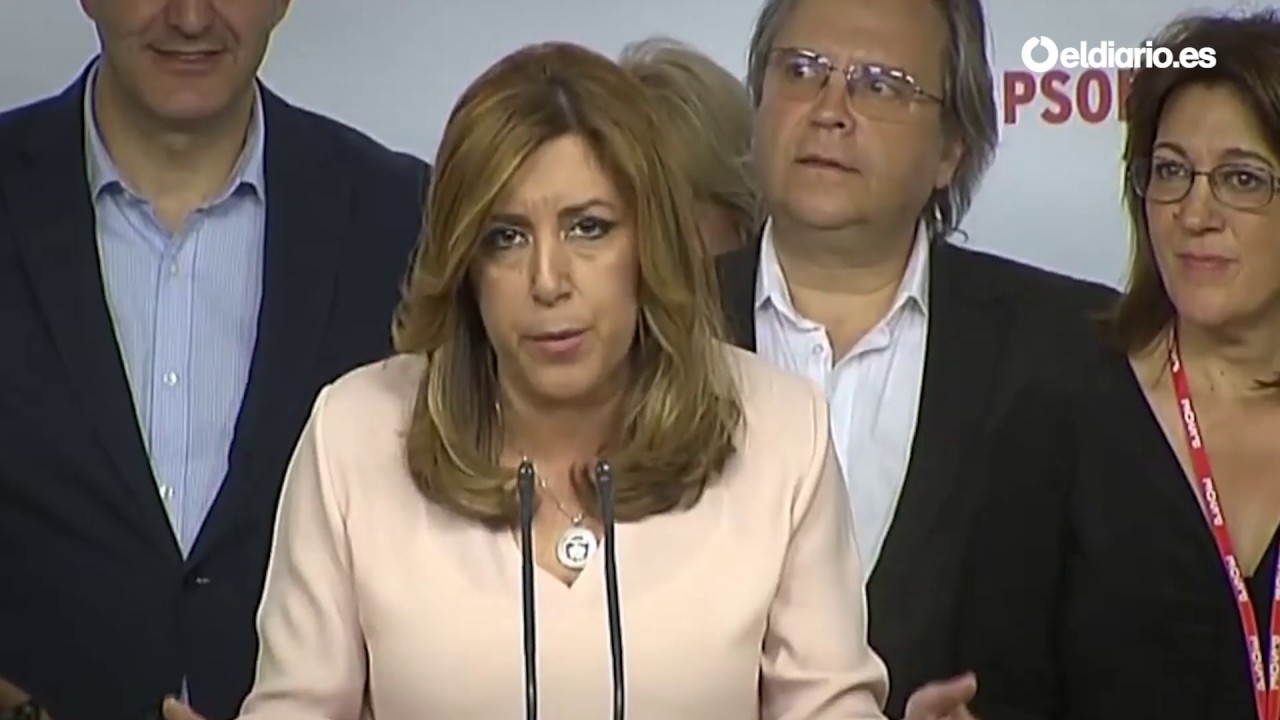 Susana Díaz reconoce su derrota en las primarias: 
