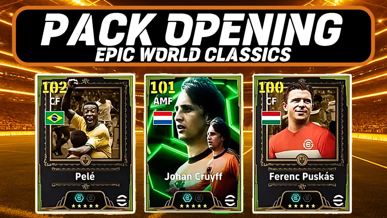 ¡ABRO LA CAJA ÉPICA con PELÉ, CRUYFF y PUSKÁS! 🔥 ¿ME SALE UNA LEYENDA? | eFootball 2025 Pack Opening