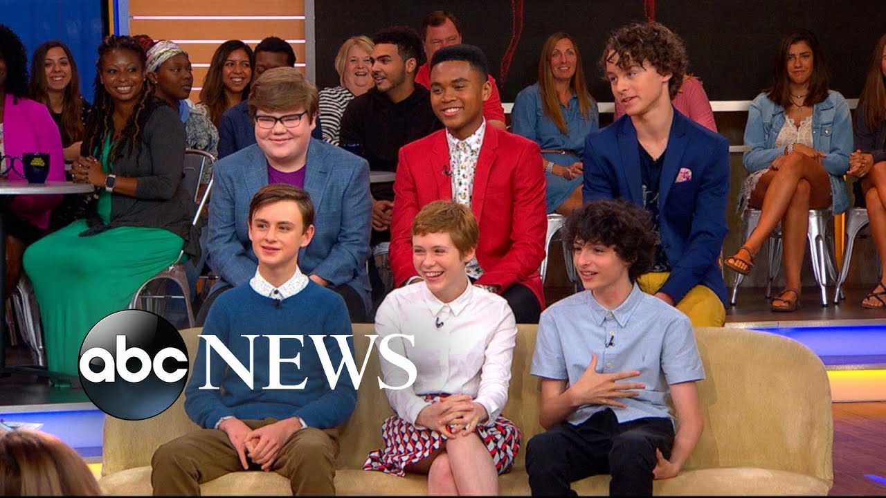 The cast of 'It' opens up about the highly-anticipated film live on 'GMA'
