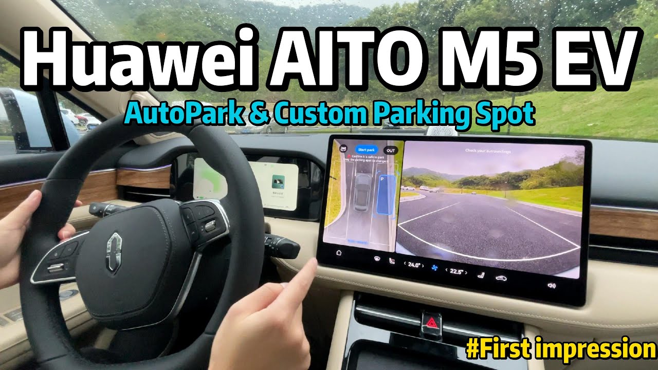 Huawei AITO M5 EV AutoPark - First Impression Of Custom Parking Spots | Is It Practical?