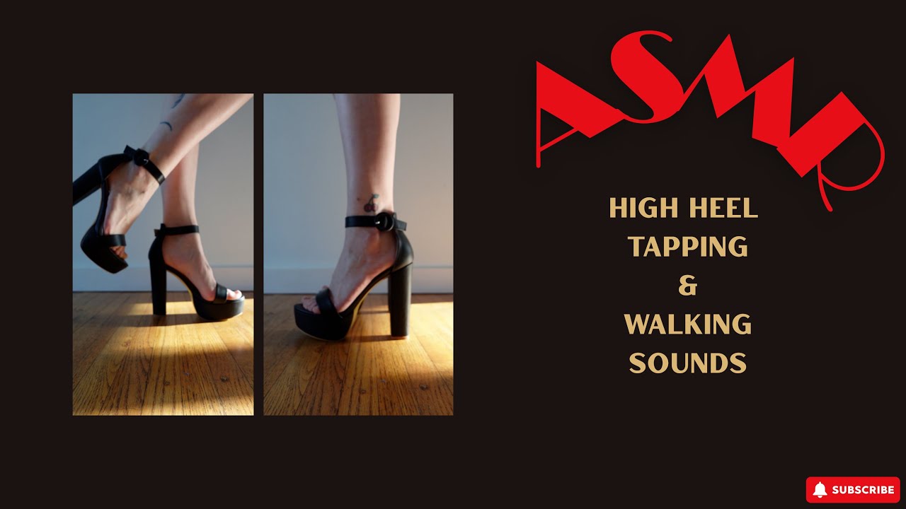 ASMR High Heel Tapping Progress | Uncut Heel Tapping & Walking Sounds
