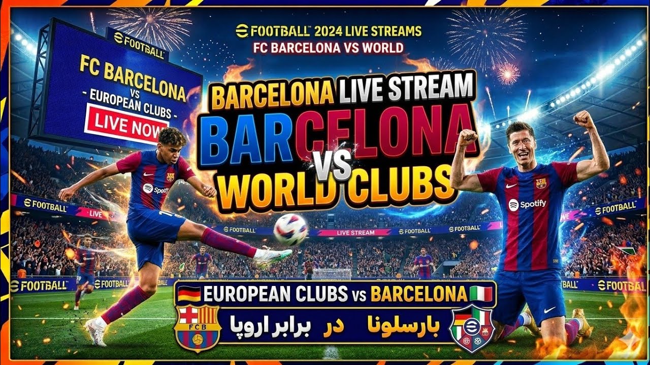 !Interesting and spectacular matches between Barcelona and European teams #efootball