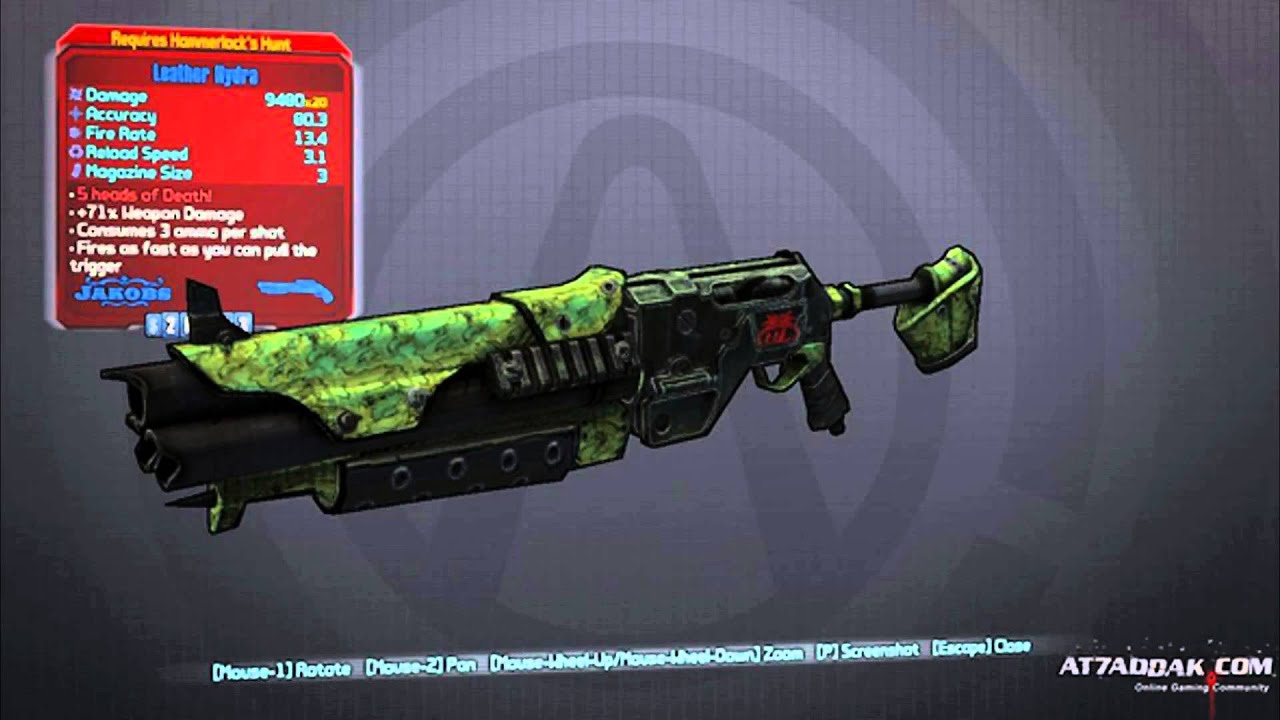 Borderlands 2 NEW weapons for Sir hammerlocks big game hunt DLC