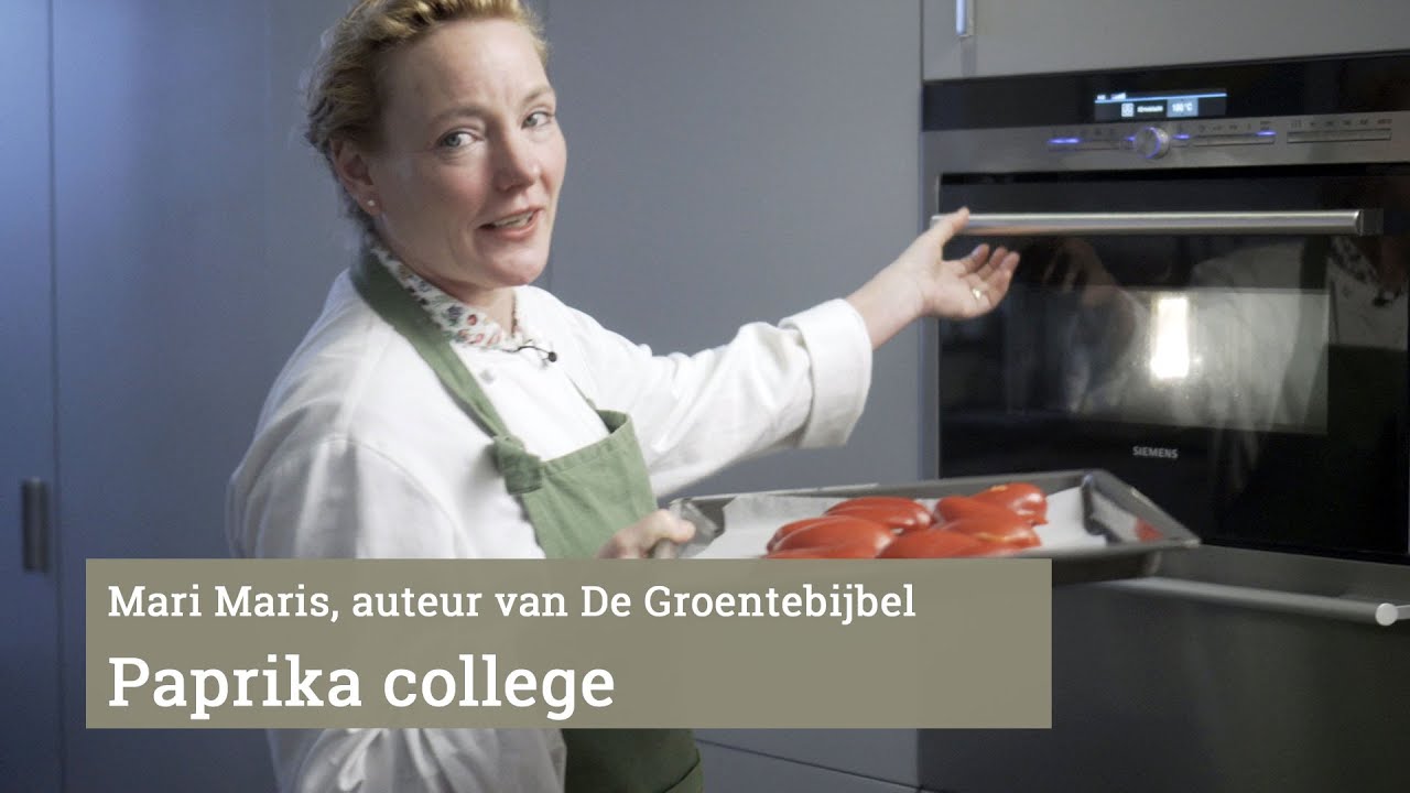 Paprika roosteren, een college van Mari Maris