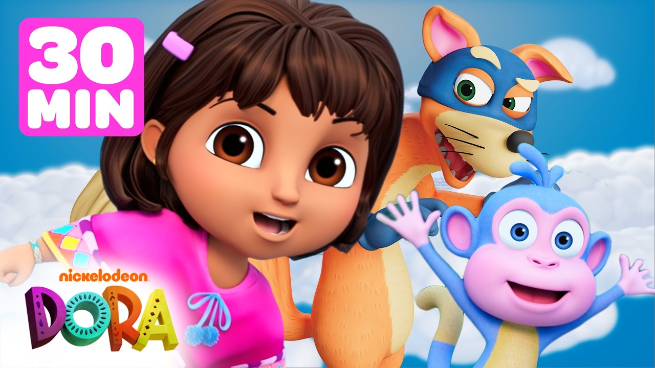 Dora's Dream Team Rescues! #4 w/ Boots & Swiper for 90 Minutes! | Dora & Friends