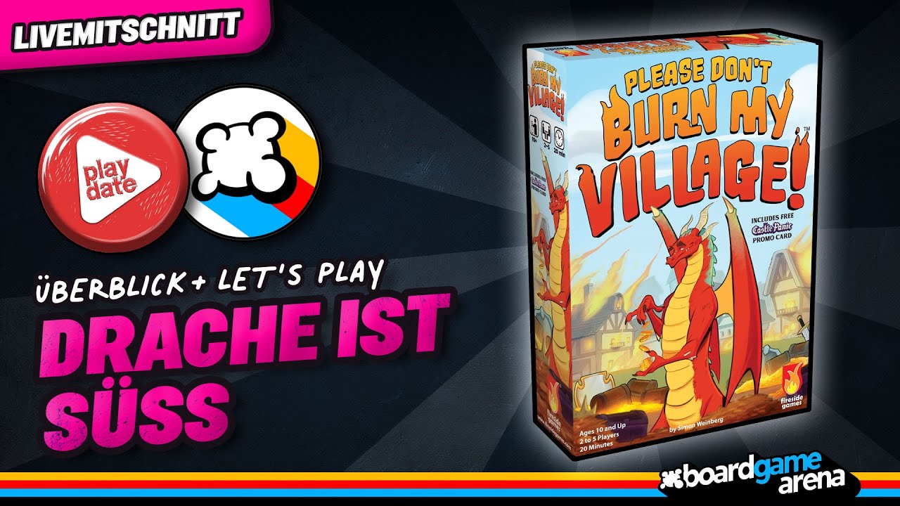 PLEASE DON'T BURN MY VILLAGE - Brettspiel - Regeln & Let's Play - Board Game Arena