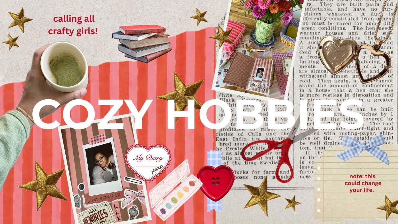 cozy vlog 🌷 having hobbies (as a mom) junk journaling, coloring & more!