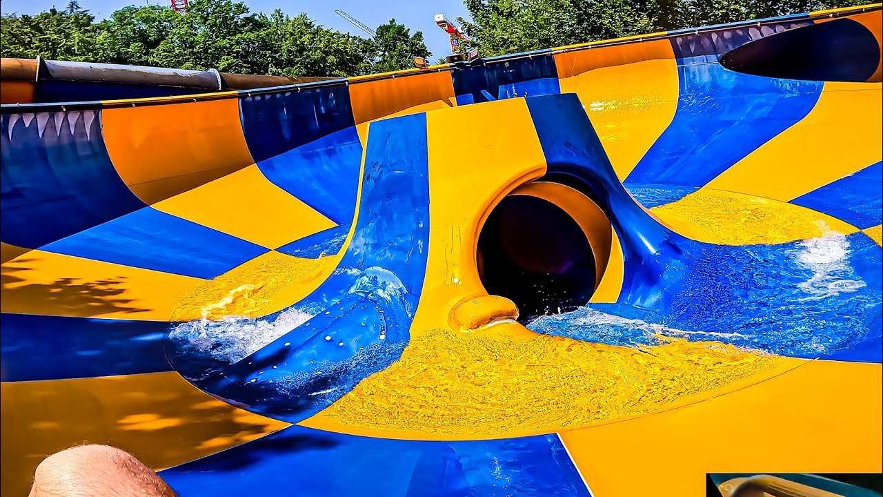 Waterslides at Alpamare in Pf&auml;ffikon Switzerland