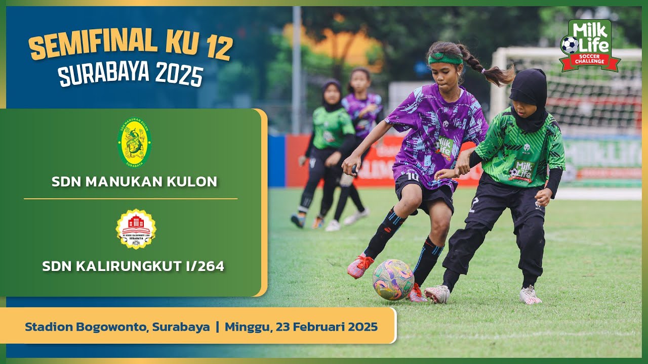 Pertandingan Semifinal KU 12 SDN Manukan Kulon vs SDN Kalirungkut I/264