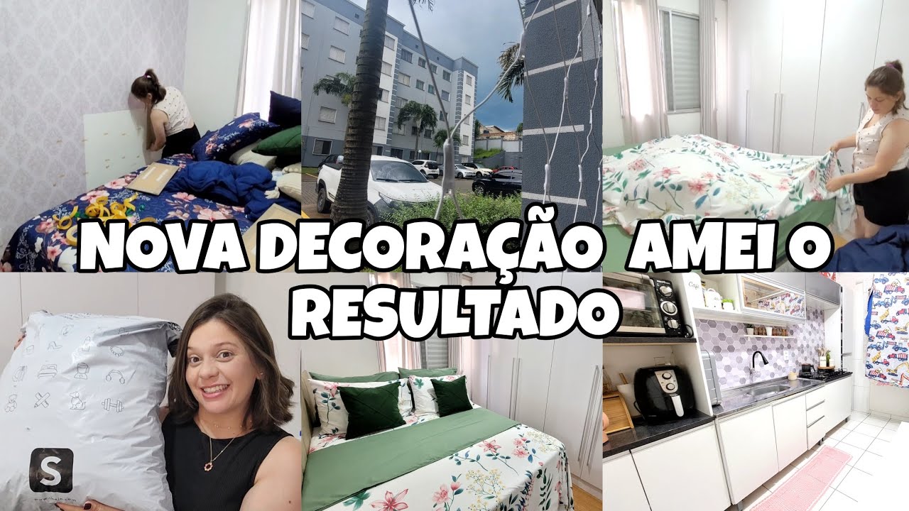 NOVA DECORAÇÃO AMEI O RESULTADO | O ANTES E DEPOIS | QUARTO DE RICO FICOU LINDO|COMPRAS NA SHEIN 
