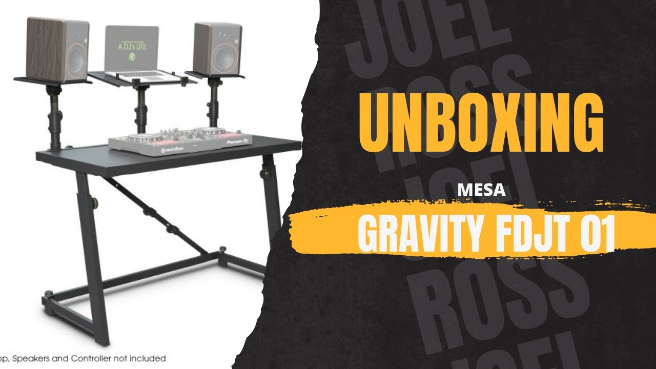Unboxing de la Mesa (Gravity FDJT 01) |  JoelRossDJ