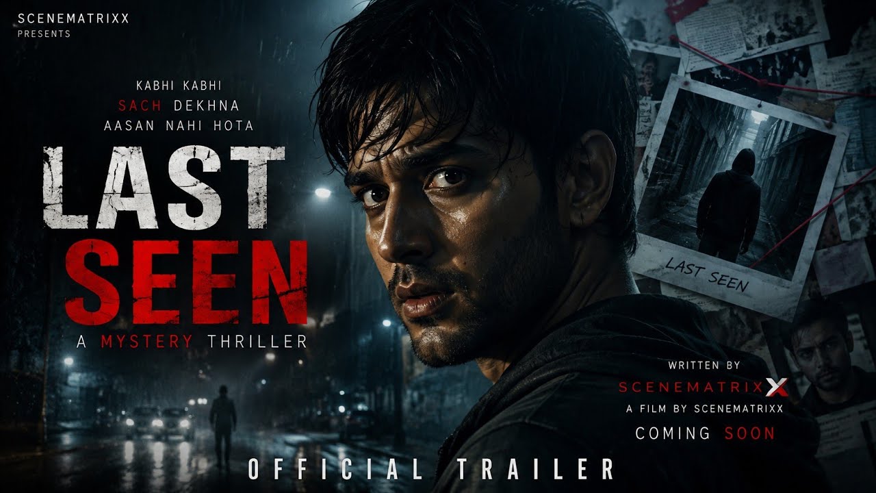LAST SEEN | Official Trailer | A SceneMatrixX Original | 3 October