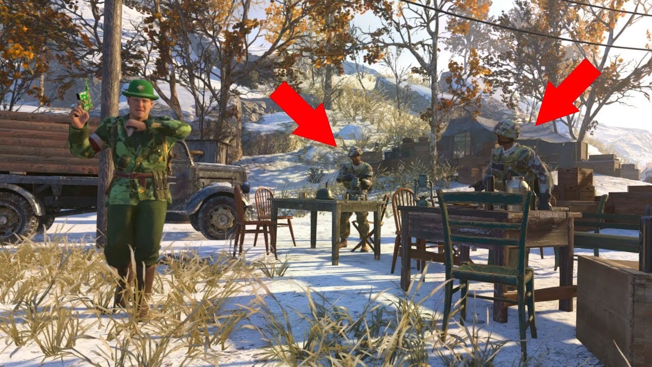 INSANE GAME OF HIDE 'N' SEEK OUTSIDE  OF THE MAP?!?! HIDE N' SEEK ON *WW2*