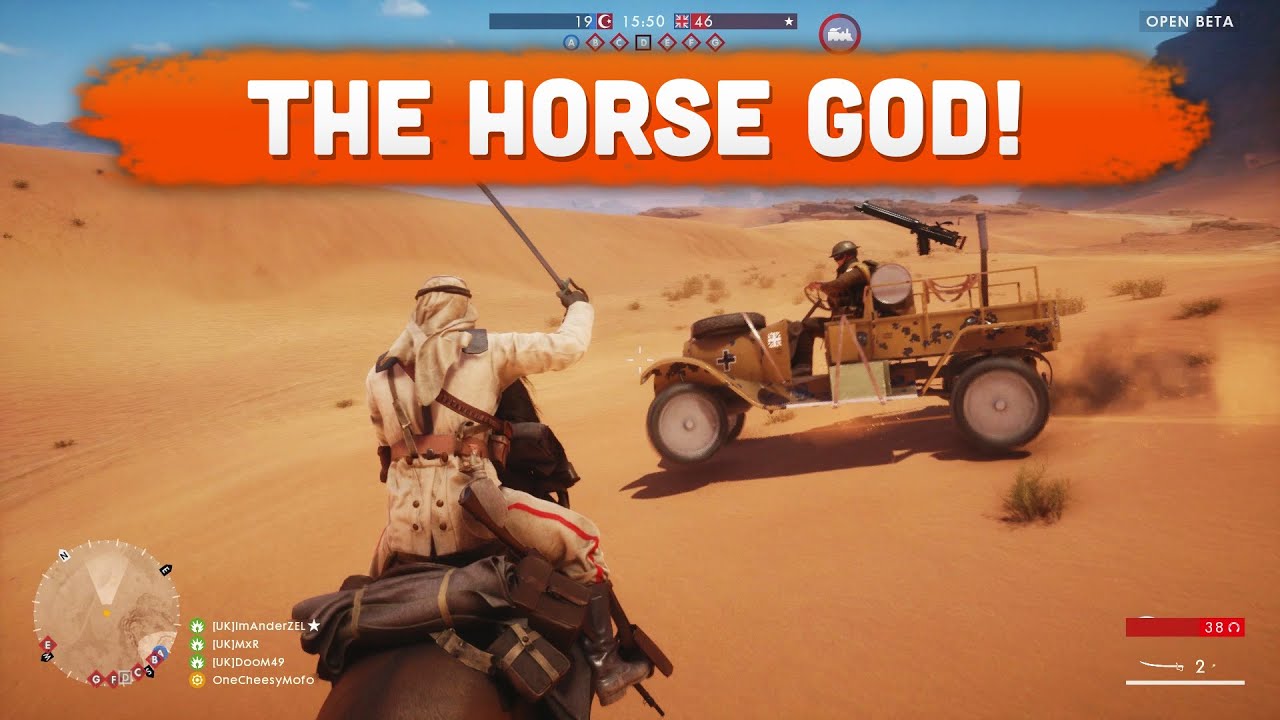 THE BF1 HORSE GOD! (Horse Gameplay Montage)