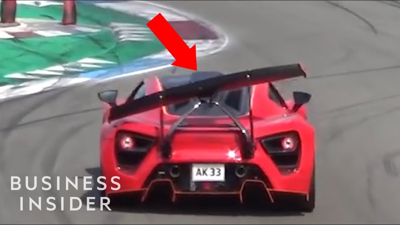How This Hypercar's Tilting Wing Gives It More Grip