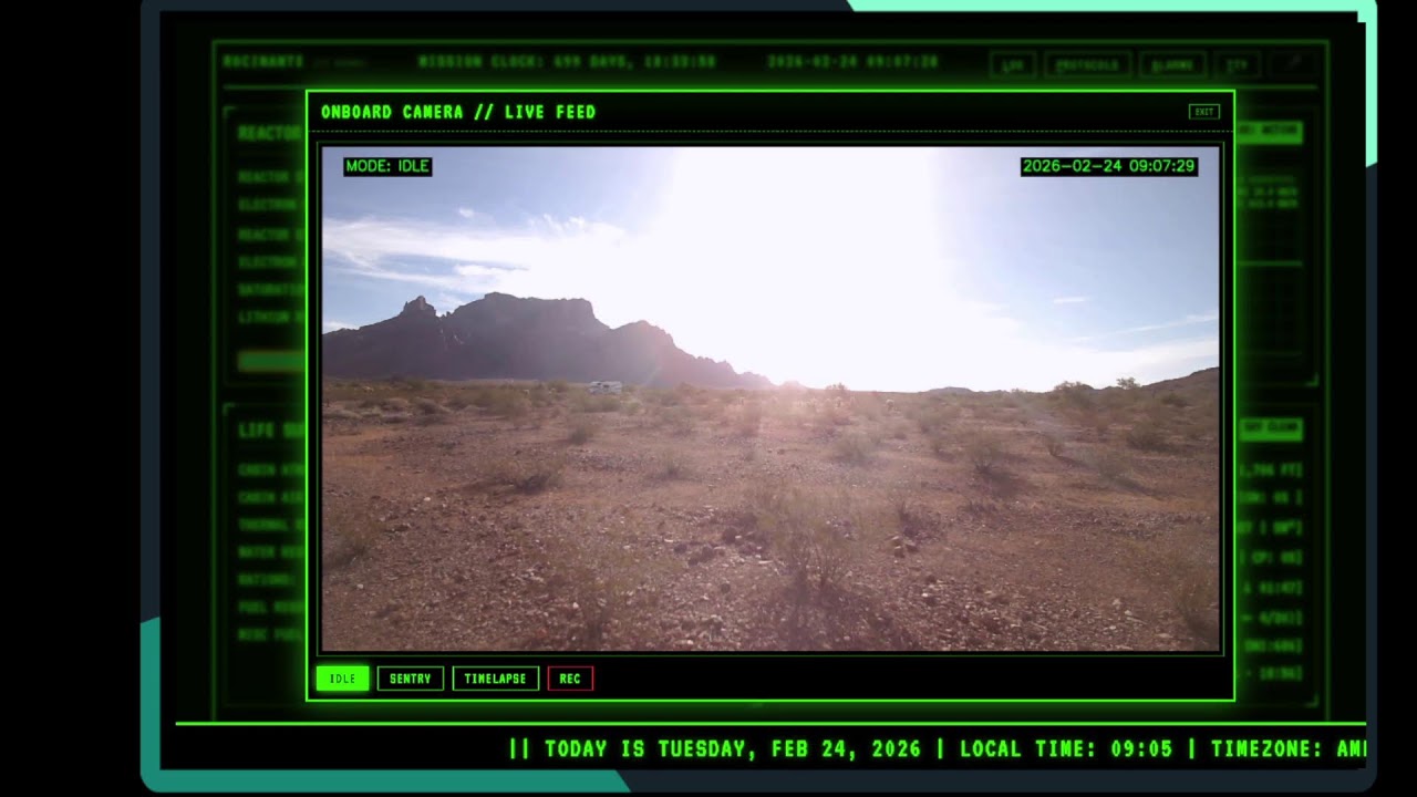 🔴 LIVE Sunrise from Kofa National Wildlife Refuge 2026-02-24 // [Cyberpunk Synthwave MIX]