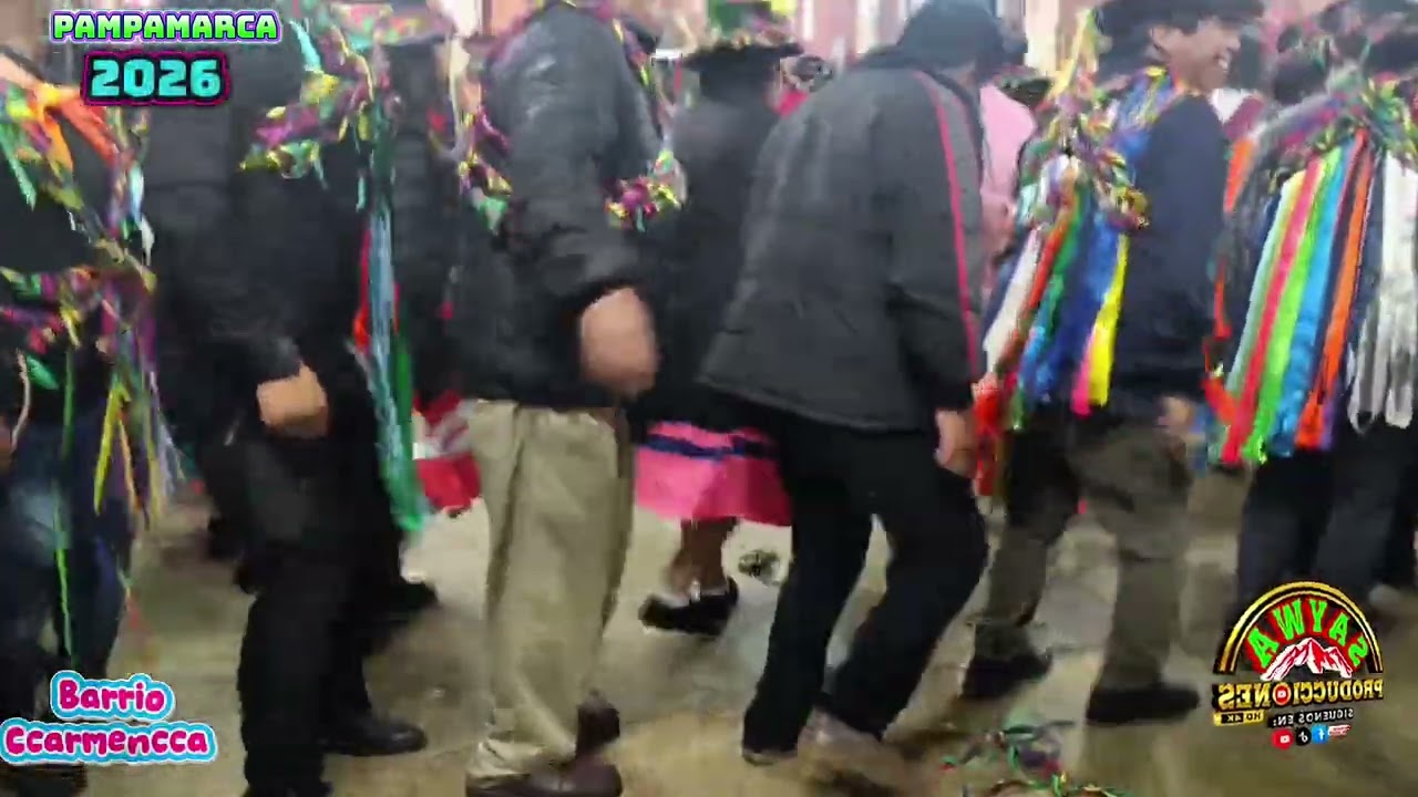 🥰🥳CHIMAYCHA PUKLLAYCHA DE PAMPAMARCA BARRIO CCARMENCCA♥️🥰