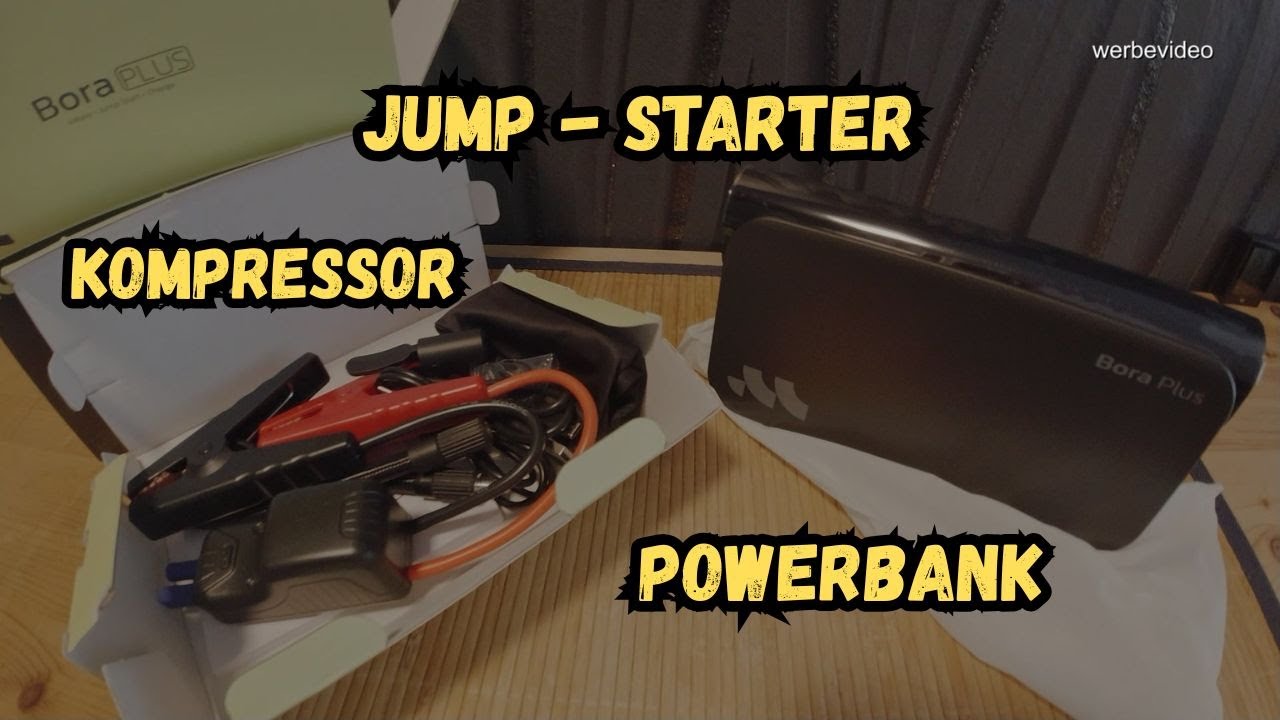 Woowind Bora Plus Jump Starter - Powerbank - Reifenfüller