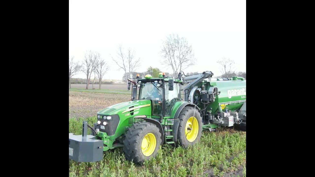Gülleausbringung und -einarbeitung mit StripTill, AutoPath und NIR-Sensor  – Versuch 