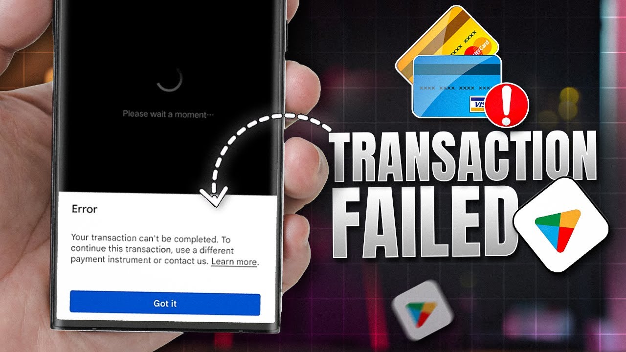 Как исправить ошибку Google Play &laquo;Ваша транзакция не может быть завершена&raquo; на Samsung | Решение п...