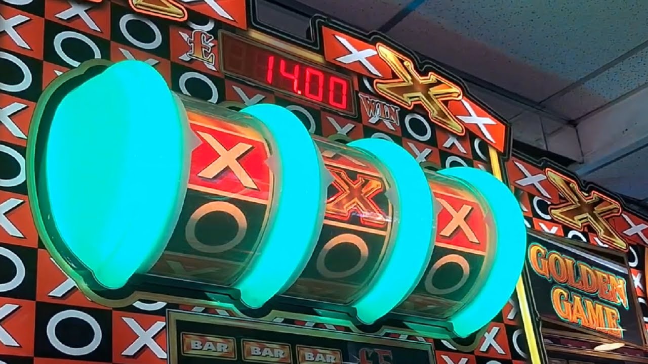 Golden Game Fruit Machine at Stardust Amusements Arcade, Brean Somerset 2025