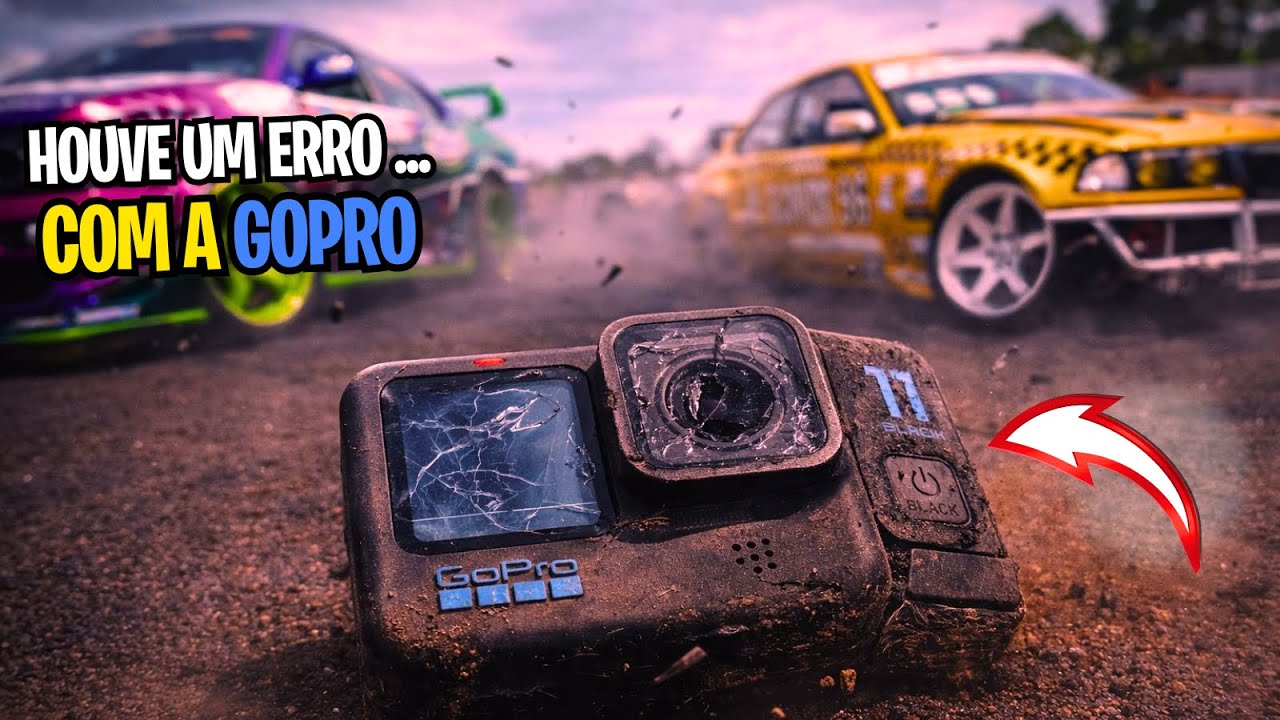 A MINHA GOPRO SOFREU UM ACIDENTE