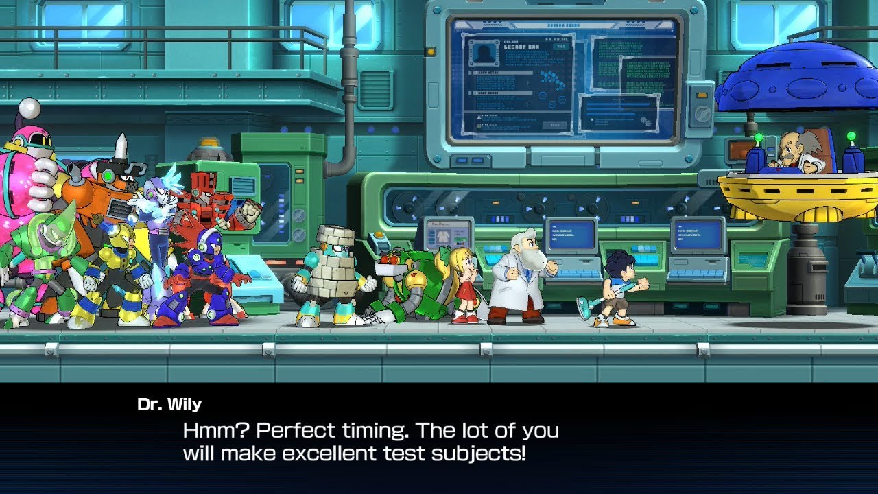 Mega Man 11: Opening, Title Screen, Prologue, & Double Gear Tutorial