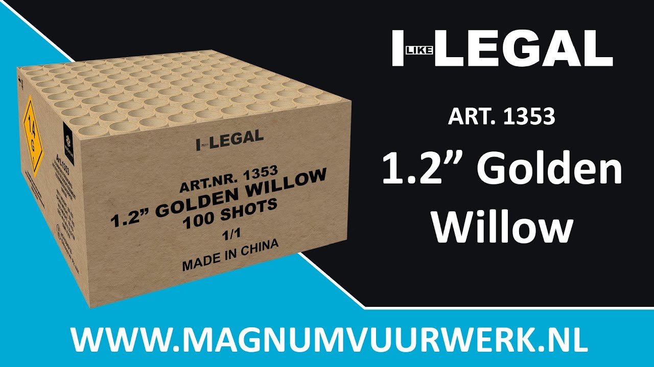 Art. 1353 Golden Willow I Like Legal Magnum Vuurwerk