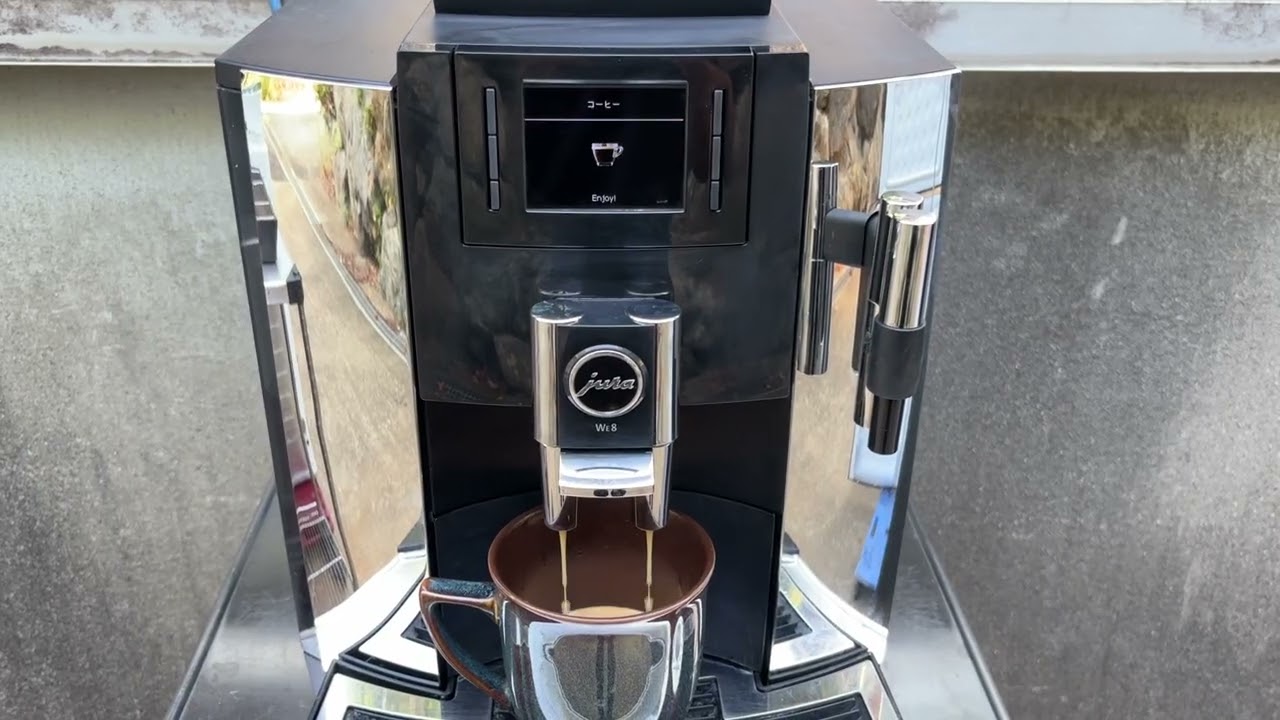 動画有 直接引取大歓迎 BREW MATIC エスプレッソコーヒーマシン jura WE8 ユラ ブルーマチックジャパン 全自動コーヒーマシン